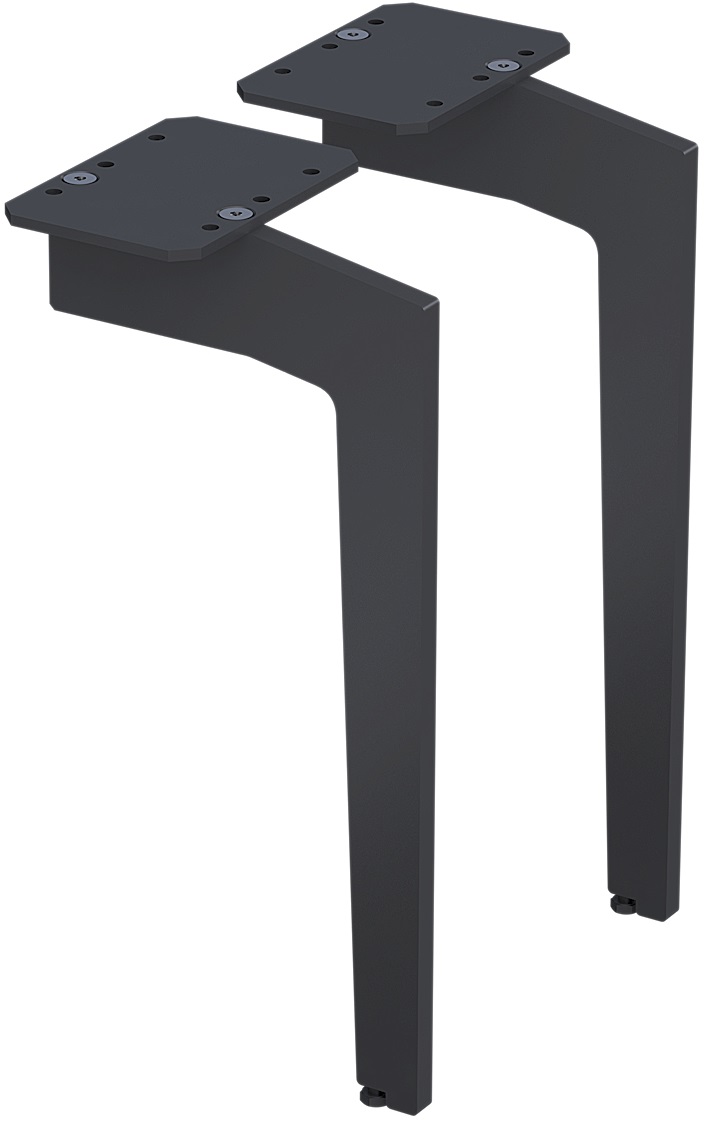 Nogi uniwersalne 33 cm (2 szt) Oristo  OR00-A-NO-33-8 czarny mat