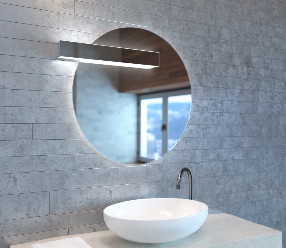 Lustro okrągłe LED 60 cm MCJ ELENA