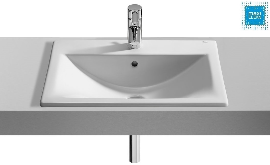 Umywalka blatowa 55x43 z otworem Roca DIVERTA A32711600M Maxi Clean