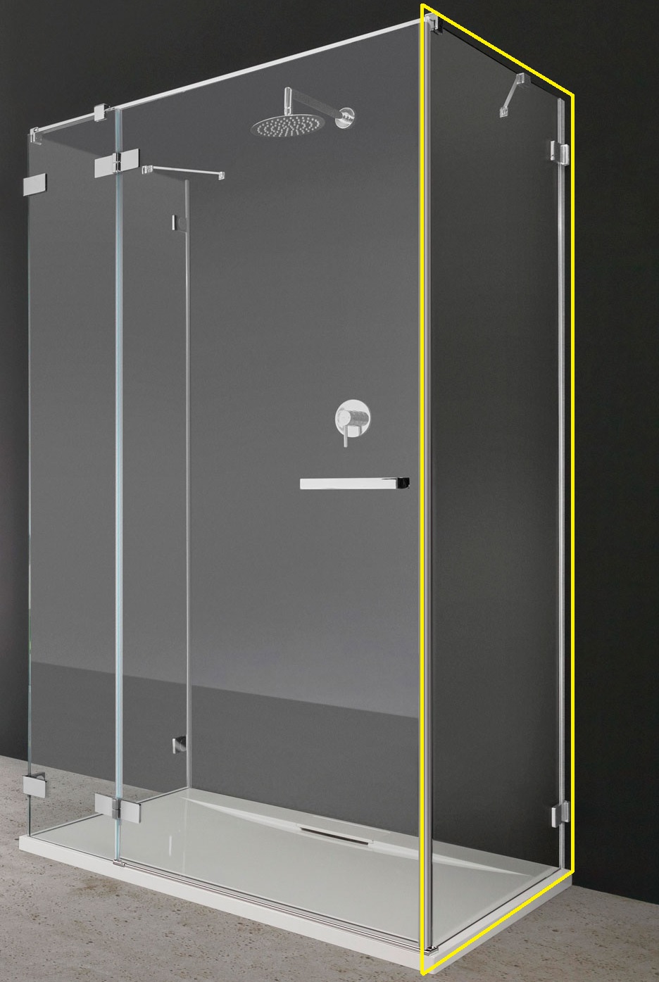 Ścianka boczna S1 80x200 Radaway Arta/Euphoria 383051-01