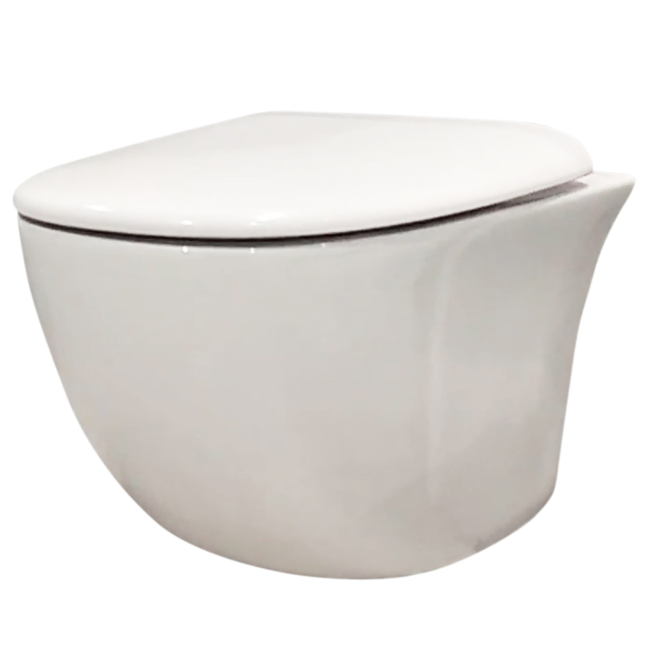 Miska WC wisząca bez kołnierza 52x38 RAK Ceramics SENSATION SENWC1446AWHA