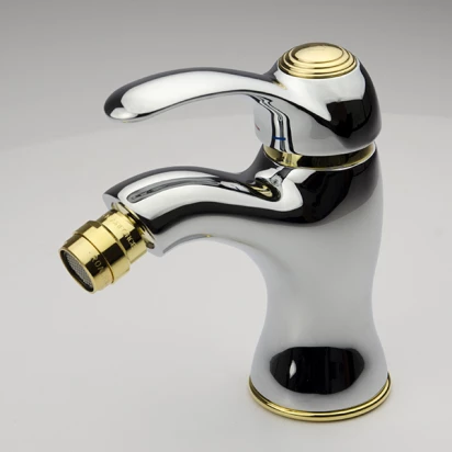 Bateria bidetowa Paffoni / Fonte FLAVIA FA 135 chrom / złoto