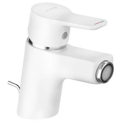 Bateria bidetowa + korek Kludi PURE&EASY 375339165 biała