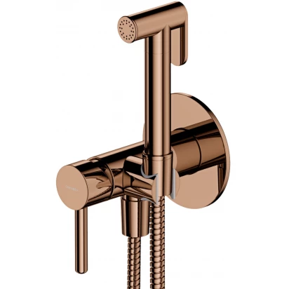 Bateria bidetowa podtynkowa z rączką typu bidetta Omnires Y SYSYBI2CP miedź