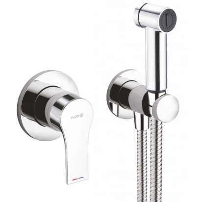 Bateria bidetowa podtynkowa + zestaw natryskowy Kludi ZENTA SL 489980565