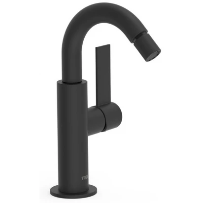 Bateria bidetowa uchwyt boczny Tres PROJECT TRES 21122401NM czarna mat