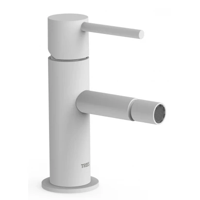 Bateria bidetowa uchwyt patyk Tres STUDY EXCLUSIVE 06212001BM biała mat