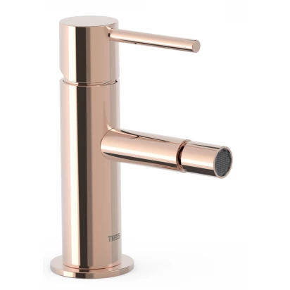 Bateria bidetowa uchwyt patyk Tres STUDY EXCLUSIVE 06212001OP różowe złoto