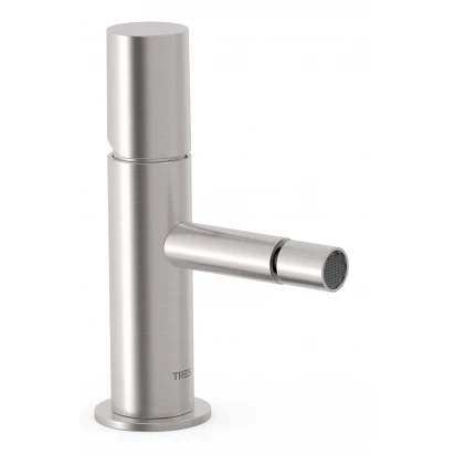 Bateria bidetowa uchwyt walec Tres STUDY EXCLUSIVE 06112001AC stalowa