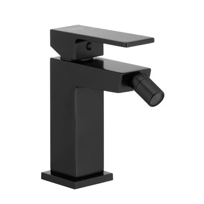 Bateria bidetowa z korkiem klik-klak KFA LOGON 5137-015-81 czarna