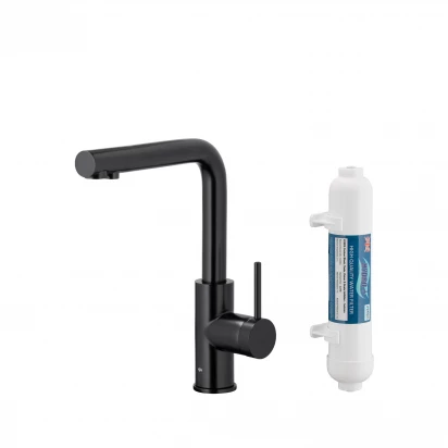 Bateria kuchenna z filtracją wody Hydro+ KFA DUERO PURE BASIC 6623-912-81 czarna