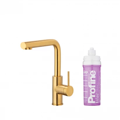 Bateria kuchenna z filtracją wody Profine Lilac KFA DUERO PURE BASIC 6623-915-31 złota