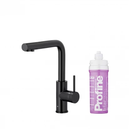 Bateria kuchenna z filtracją wody Profine Lilac KFA DUERO PURE BASIC 6623-915-81 czarna
