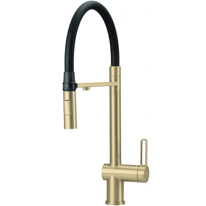 Bateria kuchenna z filtrem Deante MAGNETIC BRMFR75M złoto szczotkowane