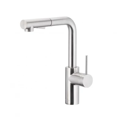 Bateria kuchenna z obrotową wyciąganą wylewką 2-funkcyjną KFA DUERO BASIC 6623-110-22 inox