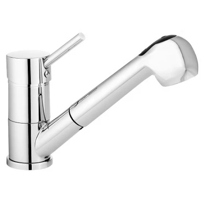 Bateria kuchenna z wyciąganą słuchawką Deante PERO BOP 071M chrom