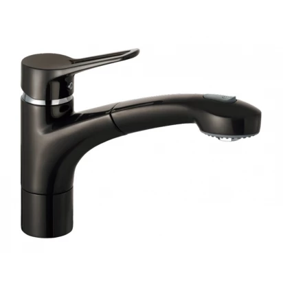 Bateria kuchenna z wyciąganą wylewką DN 10 Kludi MX 399418262 mocca / chrom