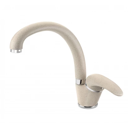 Bateria kuchenna z wylewką typu F Deante NEMEZJA BEN 766M piaskowa