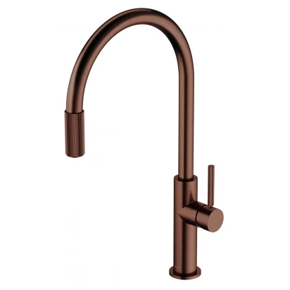 Bateria kuchenna z zestawem filtrującym Omnires SWITCH SW9057-FD1ORB miedź antyczna