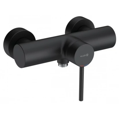 Bateria prysznicowa ścienna Kludi BOZZ 388313976 czarny mat