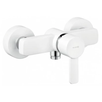 Bateria prysznicowa ścienna Kludi ZENTA 388709175 biała / chrom
