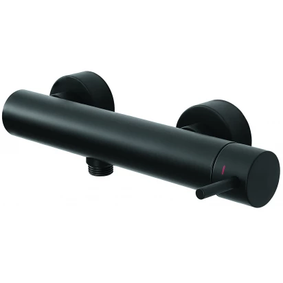 Bateria prysznicowa ścienna Paffoni LIGHT LIG168NO czarna