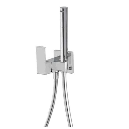 Bateria podtynkowa do bidetu lub WC Tres CUADRO-TRES, SLIM-TRES 006.123.02