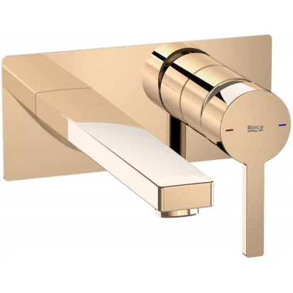 Bateria podtynkowa umywalkowa CS Roca NAIA ROSE GOLD A5A3596RG0 różowe złoto