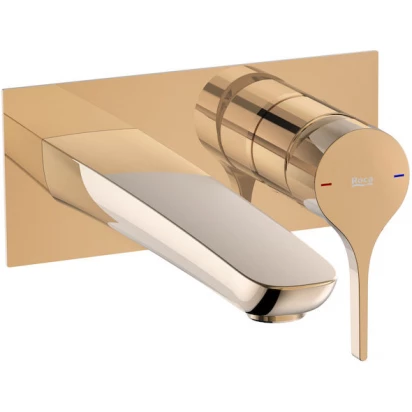 Bateria podtynkowa umywalkowa Roca INSIGNIA ROSE GOLD A5A353ARG0 różowe złoto