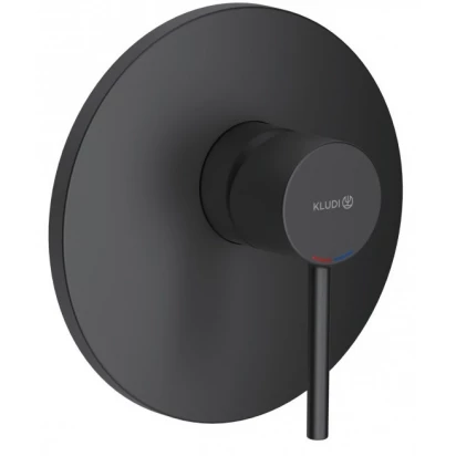 Bateria prysznicowa podtynkowa Kludi BOZZ 386553976 czarny mat