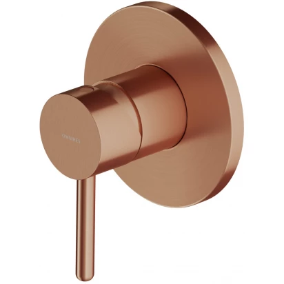 Bateria prysznicowa podtynkowa Omnires Y Y1245CPB miedź szczotkowana