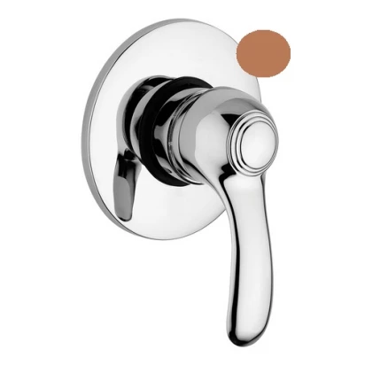 Bateria prysznicowa podtynkowa Paffoni / Fonte FLAVIA FA 010 chrom / złoto