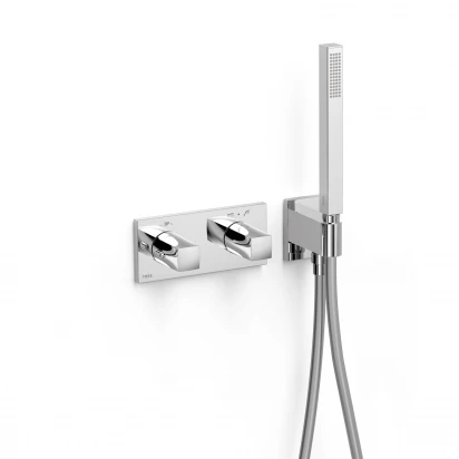 Bateria prysznicowa podtynkowa termostatyczna 2-drożna + zestaw prysznicowy Tres B-SYSTEM 30725201