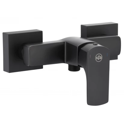Bateria prysznicowa ścienna KFA MOKAIT 5536-010-81 czarna