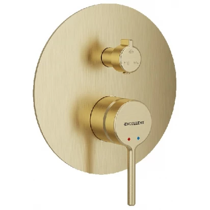 Bateria prysznicowo-wannowa podtynkowa Excellent PI AREX.1247GB złoty szczotkowany