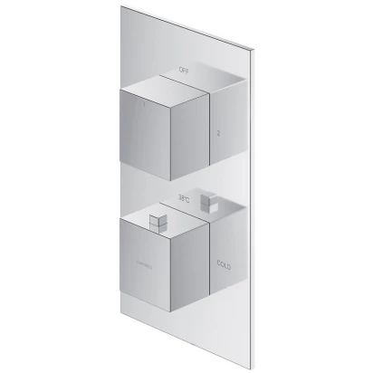 Bateria prysznicowo-wannowa podtynkowa Omnires FRESH FR7136ROCR