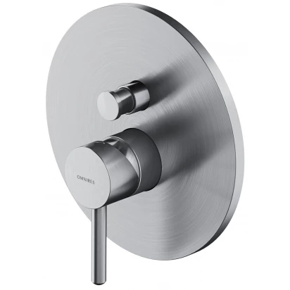 Bateria prysznicowo-wannowa podtynkowa Omnires Y Y1235RONI nikiel