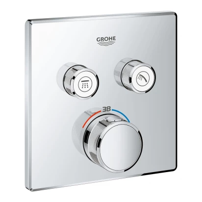 Bateria wannowo-prysznicowa podtynkowa z termostatem 2-drożna Grohe GROHTHERM SMARTCONTROL 29124000