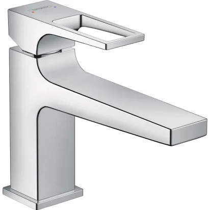 Bateria umywalkowa 100 uchwyt loop + korek klik-klak metalowy Hansgrohe METROPOL 74502000