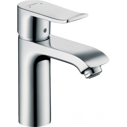 Bateria umywalkowa 110 + korek automatyczny metalowy LowFlow Hansgrohe METRIS 31203000