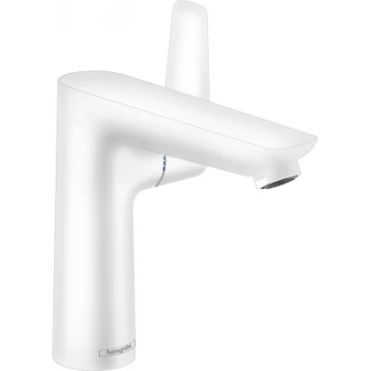 Bateria umywalkowa 150 + korek Hansgrohe TALIS E 71754700 biały mat