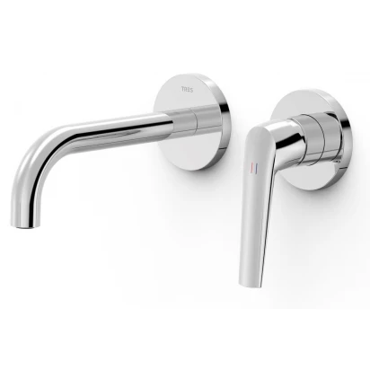 Bateria umywalkowa 2-otworowa podtynkowa 17,7 cm Tres FUJI 28130001