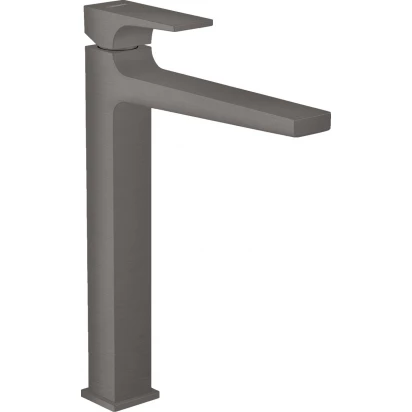 Bateria umywalkowa 260 + korek klik-klak metalowy Hansgrohe METROPOL 32512340 czarny chrom szczotkowany