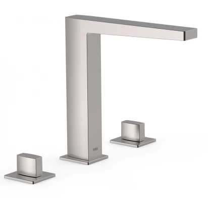 Bateria umywalkowa 3-otworowa Tres SLIM EXCLUSIVE 20210501AC stal