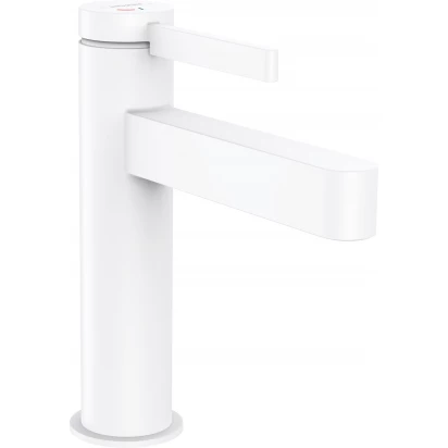 Bateria umywalkowa CoolStart z korkiem push-open Hansgrohe FINORIS 76024700 biała mat