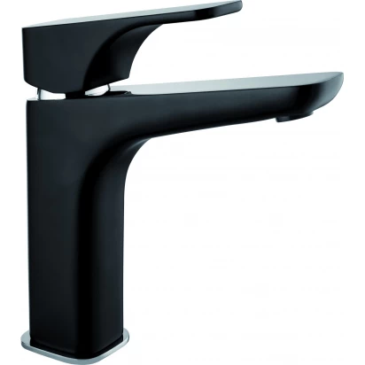 Bateria umywalkowa Deante HIACYNT BQH B21K chrom / czarna