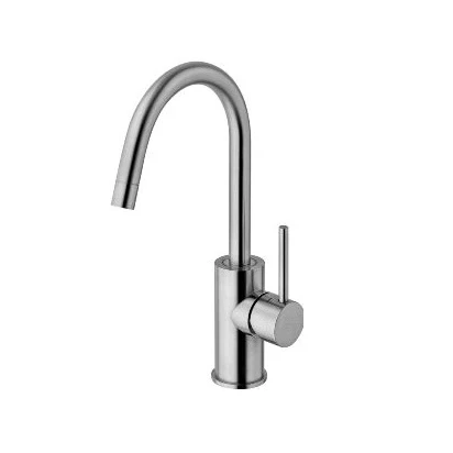 Bateria umywalkowa Paffoni LIGHT LIG078ST stal szczotkowana