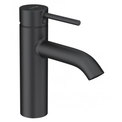 Bateria umywalkowa + korek klik-klak Kludi BOZZ 382883976 100 czarna mat