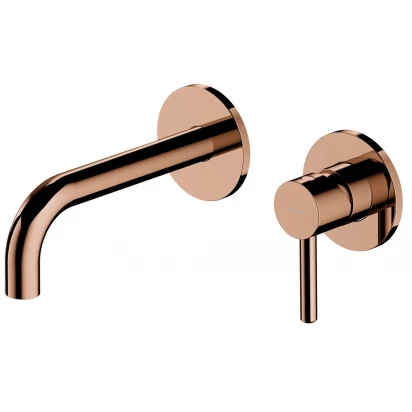 Bateria umywalkowa podtynkowa 16-18,5 cm Omnires Y Y1215HROCP miedź