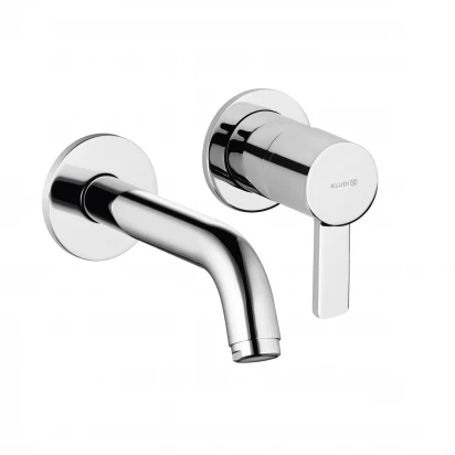 Bateria umywalkowa podtynkowa 18 cm element zewnętrzny Kludi ZENTA 382440575